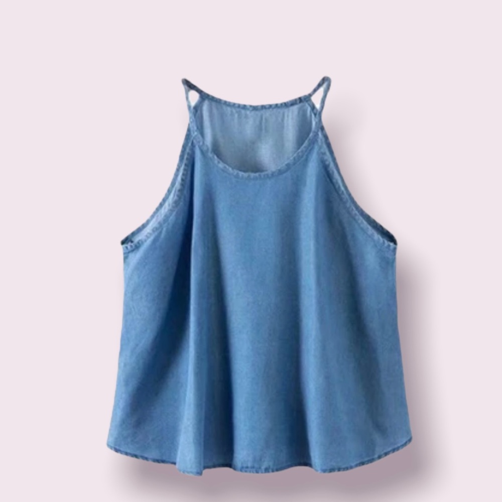 Jean chambray blouse